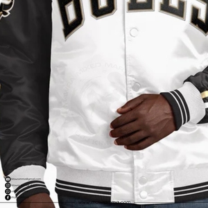 Streetwear Custom Team <b>Jackets</b> Satin Bomber <b>Jacket</b> Embroidered Patchwork <b>Camo</b> Embossed Loose Fit Winter Bomber Coat - Product Image 3