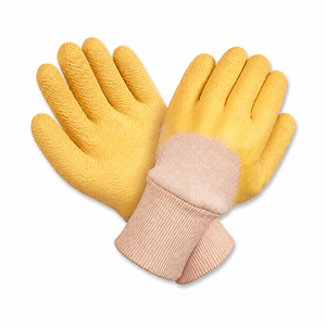 High Quality Latex Coated <b>Gloves</b> Featuring Flexible Construction Textured Grip And Comfortable Wear For Warehouse New 2026 - Product Image 1