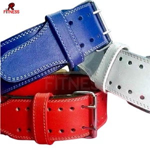 RC Fitness Wear XXL Polished <b>Leather</b> Powerlifting Belt Stainless Steel Buckle Breathable Professional Protection Curved - Product Image 6