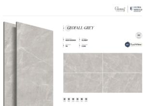 Azulejos de porcelana modernos de lujo con acabado brillante de 800x1600, 1200x1800, 750x1500 mm, azulejos de gran tamaño para pisos, paredes y elevaciones. - Product Image 3