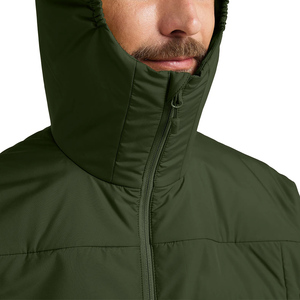 Veste d'hiver matelassée pour homme, à capuche, chaude, légère, résistante à l'eau, logo personnalisé, vente en gros, fabricant OEM - Product Image 4