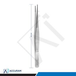 Pinzas de Disección Ergonómicas Accuram, Pinzas de Acero Inoxidable de 1.8 mm con Punta Serrada, Pinzas Quirúrgicas Dentales para Tejido, Pinzas Médicas con Certificación CE - Product Image 4