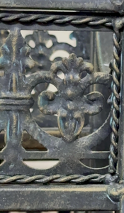 Support à bûches de qualité supérieure, sur mesure, en fer, fait main, pour foyer intérieur et extérieur, accessoire de cheminée, support de table - Product Image 4
