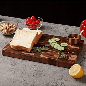 Tagliere in Legno di Acacia Resistente a Doppio Lato per Carne e Verdure, Grande Tagliere in Legno - Product Image 5