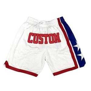 Maillot de basket rétro personnalisé OEM pour homme, style streetwear, en mesh, avec poches, pour équipe, athlétique, vintage - Product Image 1