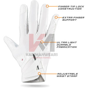 Guantes Profesionales de Fútbol Americano, Transpirables, Duraderos, Ligeros, de Alta Adherencia y Ajuste Cómodo - Product Image 3