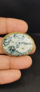 Lote al por mayor de colgantes y dijes de moda hechos a mano de alta calidad, 100% naturales, de cristal de ágata de árbol, con ranura y formas mixtas, al mejor precio. - Product Image 5