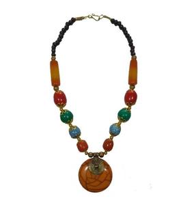 Elegante Collar con Colgante de Cadena Gruesa de Resina, Joyería de Diseño Extragrande, Hecho a Mano, Ligero, Accesorios de Moda para Mujer - Product Image 1