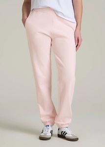 Custom Women <b>Jogger</b> Sweatpants Soft Fleece Elastic Waist Drawstring <b>Cuffed</b> Activewear Pants - Product Image 1