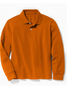 Camisas Polo de Manga Larga para Hombre, Personalizadas, Casuales, de Alta Calidad, con Logotipo Frontal, Tejidas, Transpirables, de Poliéster/Algodón 200g, con Botones - Product Image 4