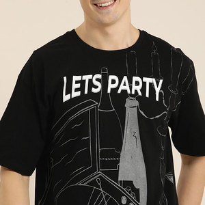 T-shirt en coton tricoté lourd 240 g/m² coupe ample 100 % coton, col rond, logo personnalisé, haute qualité, manches courtes formelles pour homme, anti-boulochage - Product Image 4