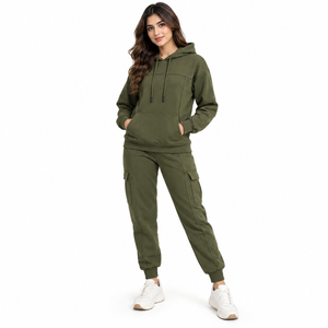 Conjunto Deportivo Informal para Mujer, Ideal para Uso Diario y Fitness, Chaqueta y Pantalones Ligeros, Ajuste Atlético y Cómodo - Product Image 1