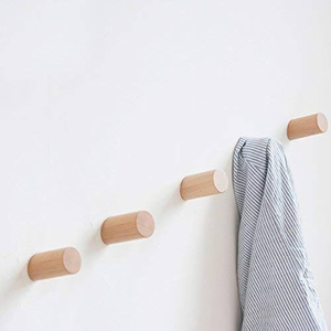 Home Living Room <b>Display</b> Rack Wood Coats <b>Hook</b> Hanger Luxury Household Multifunctional Wood <b>Hook</b> Hanger - Product Image 1