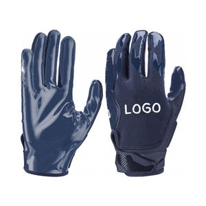 Gants de football américain personnalisés très demandés pour adultes et jeunes, en cuir synthétique de haute qualité, ajustement confortable, personnalisables - Product Image 1