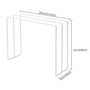 Toallero Metálico Blanco Minimalista de 3 Barras, Plegable y de Pie, para Cocina - Product Image 2