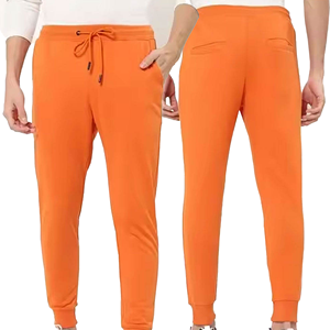 Pantalon de survêtement pour hommes, taille élastique, cordon de serrage, poches latérales, joggers décontractés, vêtements d'automne - Product Image 3