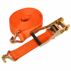 Container <b>Cargo</b> Lashing Ratchet Strap Polyester 50mm 3000kg Heavy Duty Construction for Logistics Load Securing OEM Service - Product Image 1