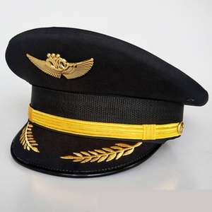 Gorras de Comandante Bordadas con Rayas de Poliéster, Personalizadas, a Bajo Precio, Venta al Por Mayor Profesional, Hechas en India, Phoenix - Product Image 5