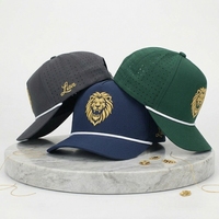 Gorra de Béisbol Deportiva de 5 Paneles con Diseño Personalizado al por Mayor, Gorra de Poliéster con Logotipo Bordado OEM, Gorras con Orificios Cortados con Láser