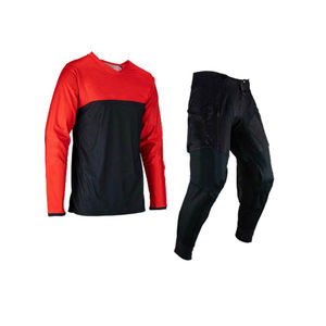 Trajes de Carreras de Motos, Camisetas y Pantalones Largos con Protectores de Codo y Rodilla, Ropa de Motocross para Niños, Ropa de Carreras Todoterreno - Product Image 6