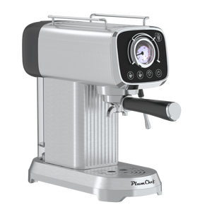 Máquina de espresso compacta de 20 bares, opciones de disparo doble, compatibilidad con cápsulas ESE, Espumador de leche, pantalla de temperatura, tanque de agua extraíble - Product Image 5