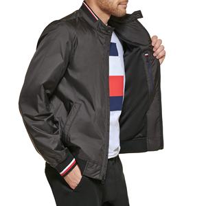 Prendas de abrigo para hombre Chaqueta de béisbol abierta de manga larga con ombligo para hombre Chaqueta de diseño personalizado con bordado de satén nuevo de invierno - Product Image 5