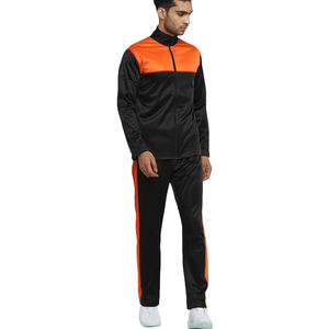 Survêtement personnalisé avec logo, dropshipping, polyester, coupe ajustée, fermeture éclair, jogging, tenue de sport unie, ensemble 2 pièces pour femmes - Product Image 4