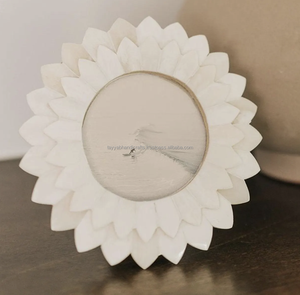 Marco de fotos con incrustaciones de hueso de diseño moderno hecho a mano última llegada regalo de boda personalizado de fábrica - Product Image 2