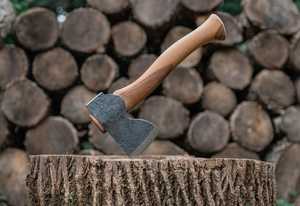ขวานเหล็กตีมือ STEEL CRAFT INTERNATIONAL รุ่น Mountains to sea AXE 12 ด้ามจับรูปไข่สลักลาย สำหรับงาน DIY เกรด ODM - Product Image 2