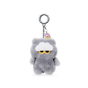 Line Friends Zoa Mini Flush Key <b>Ring</b> G-Dragon Zoa K-<b>POP</b> Keychain Zo&Friends Zoa Plush Pendant Grey Color - Product Image 3