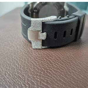 Reloj de Moissanita Personalizado de Alta Calidad con Incrustaciones de Diamantes VVS, Estilo Hip Hop, Regalo para Hombre - Product Image 3