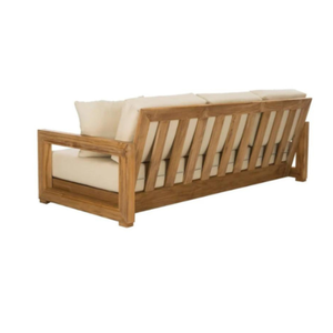 Ensemble de canapés de jardin pour usage domestique, canapé en teck massif pour la cour, meubles de patio pour villa, décoration - Product Image 3