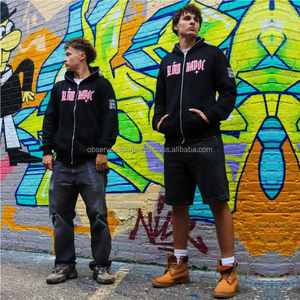 Fabricantes de ropa personalizada, chándal unisex personalizado, chándales de lana de algodón, conjunto de Sudadera con capucha de gran tamaño - Product Image 3