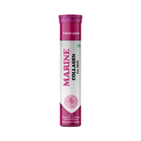 Offre Spéciale – Fournisseur Direct Usine – Comprimés Effervescents de Collagène Marin à Marque Blanche – Améliore l'Hydratation de la Peau – Antioxydant – Pour Adultes