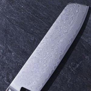 Vegetable <b>Knife</b> with Natural Beige Wood Handle Wide Blade Professional Kitchen Chef Chopping and <b>Slicing</b> <b>Knife</b> - Product Image 4