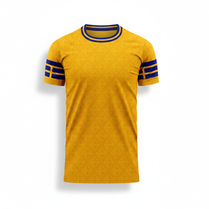 Conjunto de Camisetas de Fútbol Unisex Personalizadas, para Entrenamiento de Equipo, Impresión por Transferencia de Calor, 100% Poliéster, Antibacterianas, Cuello Redondo, Manga Corta - Product Image 5