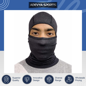 Nouvelle cagoule convertible intégrale respirante en maille poly-spandex entièrement personnalisable et extensible dans les quatre sens, masque facial de vélo, fabriquée en Inde - Product Image 3