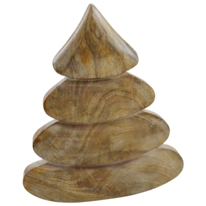 Sapin de Noël entièrement en bois, idéal pour la décoration intérieure et les décorations festives, design de sapin de Noël en matériaux naturels - Product Image 3