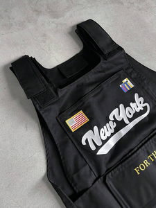 เสื้อกั๊กยุทธวิธีผ้าฝ้ายสีส้มสำหรับผู้ชาย สไตล์ลายพราง มองเห็นได้ชัดเจน เหมาะสำหรับงานล่าสัตว์ และแฟชั่นฮิปฮอปแนวสตรีท - Product Image 4