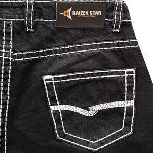 Pantalones Cortos de Mezclilla para Hombre, Casuales, Lavado Claro, Cintura Media, Bordados, Transpirables, con Botones y Cremalleras, de Secado Rápido, Estilo Urbano, para Primavera/Verano - Product Image 5