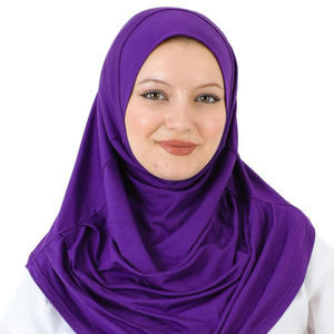 Écharpe Hijab Femme Couleur Unie de Haute Qualité, Faible MOQ, Vêtement Musulman Respirant, Hijab en Mousseline pour Femme - Product Image 1