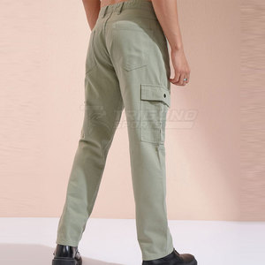 <b>Stretch</b> Lightweight Casual <b>Cargo</b> <b>Pant</b> with 100% Cotton Breathable Fabric for Easy Movement and Comfortable Daily Activities - Product Image 3
