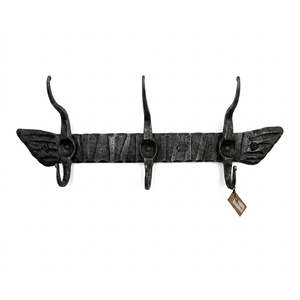 Cast Iron Door Hangers Multiple Shapes Sizes Rustic Decorative Wall <b>Hooks</b> Vintage Metal Heavy Duty Hanger for Home Garden - Product Image 1