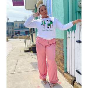 Sweat-shirt AKA MFV Sister Sister pour femme, col rond, coton premium, décontracté, élégant, confortable - Product Image 6