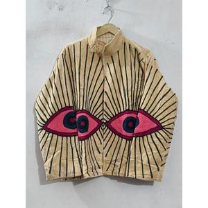 Veste matelassée respirante en velours rose brodée à la main, à col montant et manches longues, motif floral, pour femme, idéale pour l'hiver - Product Image 2