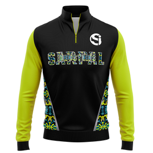 Nueva Moda Sudadera Deportiva de Algodón 100% de Color Liso de Alto Gramaje con Media Cremallera para Hombre - Product Image 1