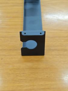 Soporte de Montaje de Acero con Recubrimiento en Polvo Personalizado, Corte Láser Negro, Doblado y Soldado, Pieza de Hardware Industrial OEM - Product Image 4