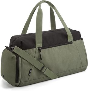 Sac de sport 30-40L grande capacité, sangle réglable, noir, polyester, unisexe, décontracté, voyage, sport, écologique, luxe, moderne - Product Image 2