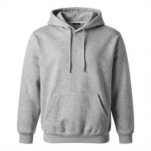 Sweat à capuche en polaire épaisse 450 GSM en polyester/nylon pour l'hiver, avec impression numérique brodée et personnalisation OEM ODM - Product Image 1