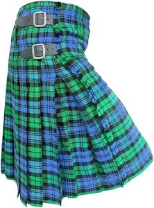 Kilt escocés Campbell de tartán antiguo para hombre – Kilt casual de las Tierras Altas de 13 oz |   Accesorio Musical - Product Image 3